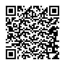 QR-koodi puhelinnumerolle +12086614567