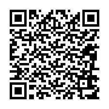 QR-koodi puhelinnumerolle +12086617953