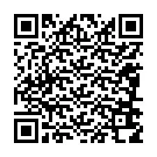 Código QR para número de teléfono +12086618322