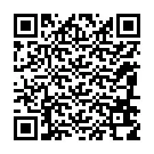 Código QR para número de teléfono +12086618701