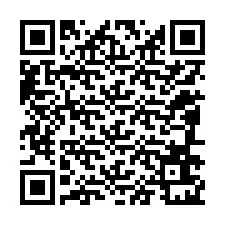 QR-koodi puhelinnumerolle +12086621708