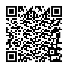 QR-koodi puhelinnumerolle +12086623450