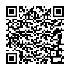 QR Code สำหรับหมายเลขโทรศัพท์ +12086630181