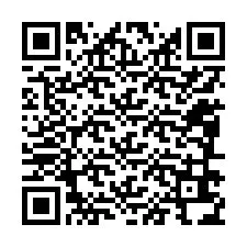 QR-koodi puhelinnumerolle +12086634023