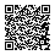 Código QR para número de teléfono +12086634717