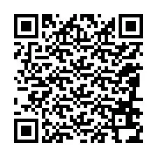 QR-код для номера телефона +12086634718