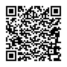 QR-koodi puhelinnumerolle +12086636807