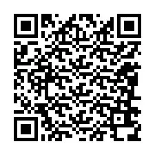 Código QR para número de teléfono +12086638276