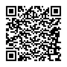 Código QR para número de teléfono +12086638277