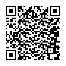 QR Code สำหรับหมายเลขโทรศัพท์ +12086638373