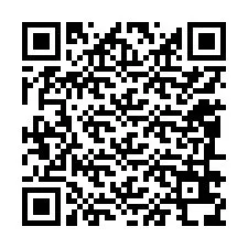 QR kód a telefonszámhoz +12086638456