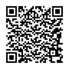 Kode QR untuk nomor Telepon +12086638460