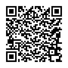 Kode QR untuk nomor Telepon +12086638461