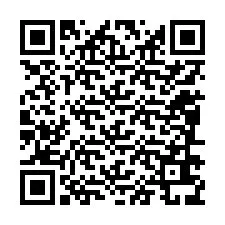 Código QR para número de teléfono +12086639166