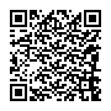 Código QR para número de teléfono +12086649820