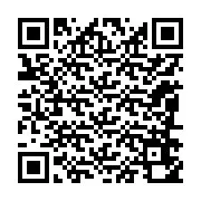 Código QR para número de teléfono +12086650695