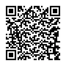 QR код за телефонен номер +12086658128