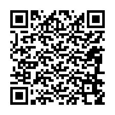 Kode QR untuk nomor Telepon +12086658607