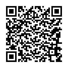 QR-koodi puhelinnumerolle +12086658831