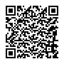 Código QR para número de telefone +12086659814