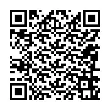 QR-koodi puhelinnumerolle +12086661497