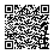 QR-code voor telefoonnummer +12086663821