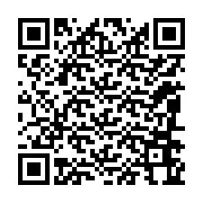 Kode QR untuk nomor Telepon +12086664351