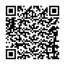 Código QR para número de teléfono +12086667946