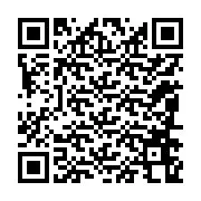 QR kód a telefonszámhoz +12086668791