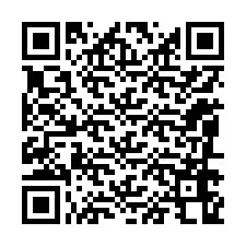 Código QR para número de teléfono +12086668955