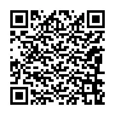 QR-koodi puhelinnumerolle +12086669435