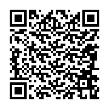 Código QR para número de teléfono +12086669786