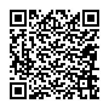 QR Code สำหรับหมายเลขโทรศัพท์ +12086669967