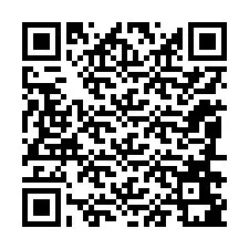 Kode QR untuk nomor Telepon +12086681785
