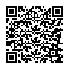 QR-koodi puhelinnumerolle +12086687238