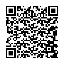 Código QR para número de teléfono +12086687324