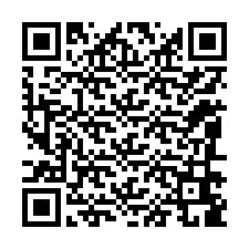 Kode QR untuk nomor Telepon +12086689051