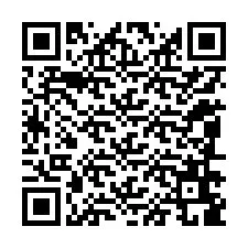 QR-koodi puhelinnumerolle +12086689590