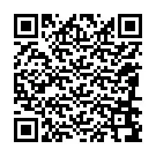 QR Code สำหรับหมายเลขโทรศัพท์ +12086696318