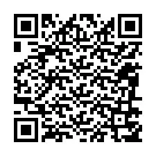 Código QR para número de teléfono +12086757053