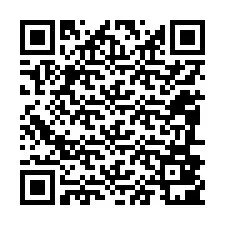 QR kód a telefonszámhoz +12086801353