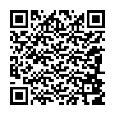 QR-koodi puhelinnumerolle +12086806734