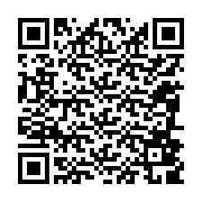 Kode QR untuk nomor Telepon +12086809743