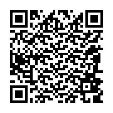 QR-koodi puhelinnumerolle +12086809758