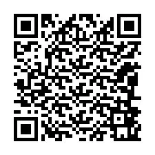 QR-code voor telefoonnummer +12086861235