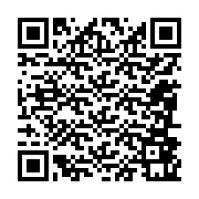 Kode QR untuk nomor Telepon +12086861377