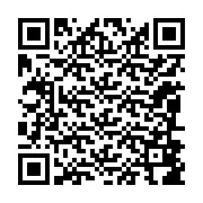 Código QR para número de teléfono +12086886165