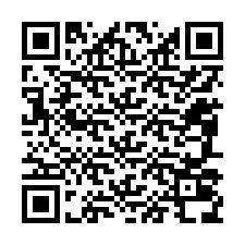 Kode QR untuk nomor Telepon +12087038303