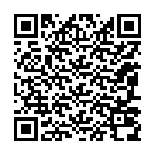 Kode QR untuk nomor Telepon +12087038305