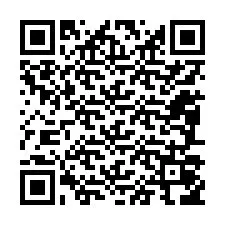 Código QR para número de teléfono +12087056227